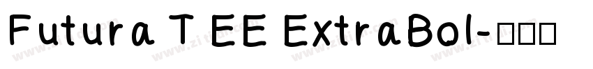Futura T EE ExtraBol字体转换